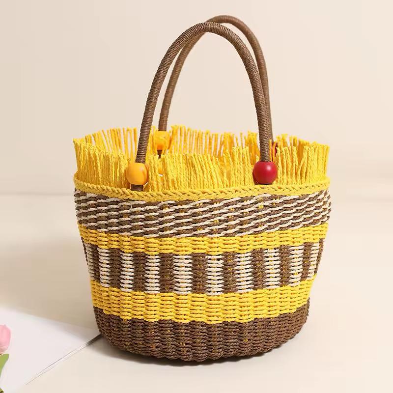 Luxury Handmade Sea Grass Raffia Tote – Bali Inspired