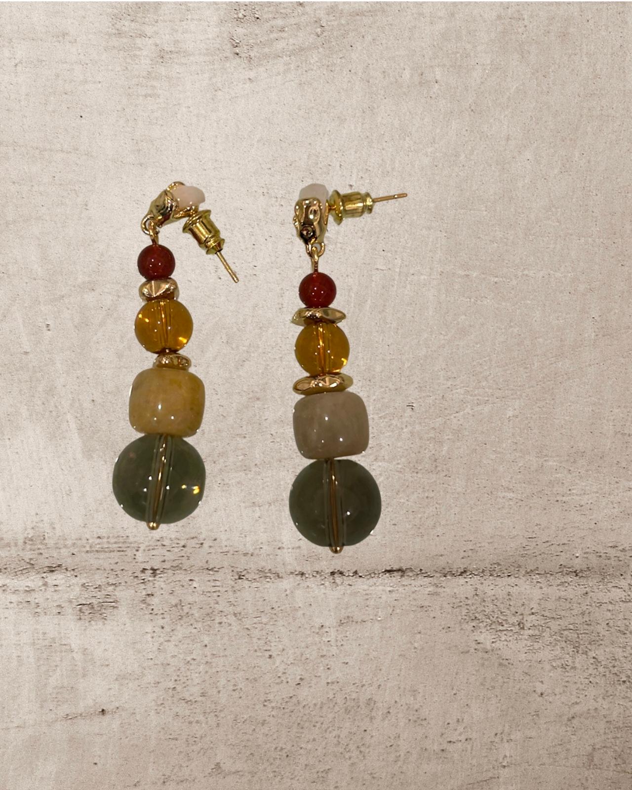 Handmade Stone Earrings