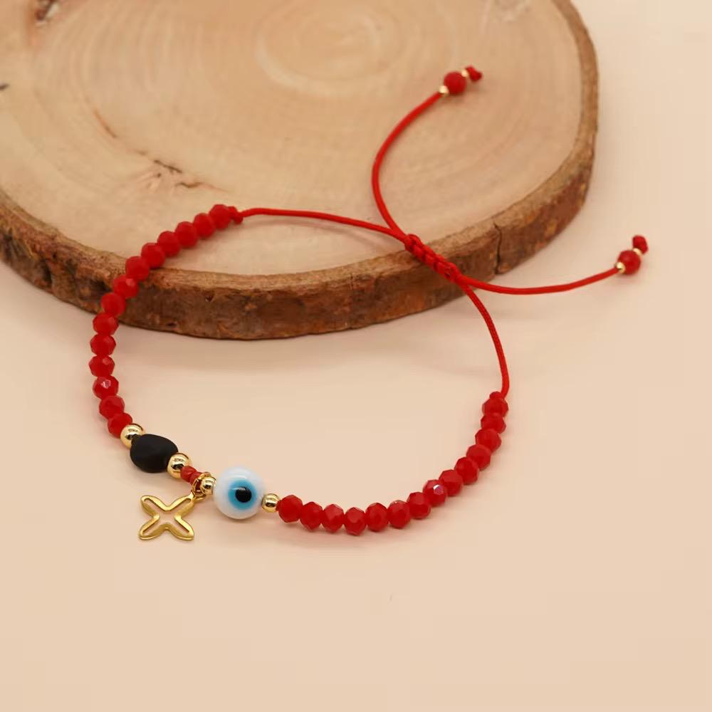 Mexican Charm Evil Eye Beaded Bracelet