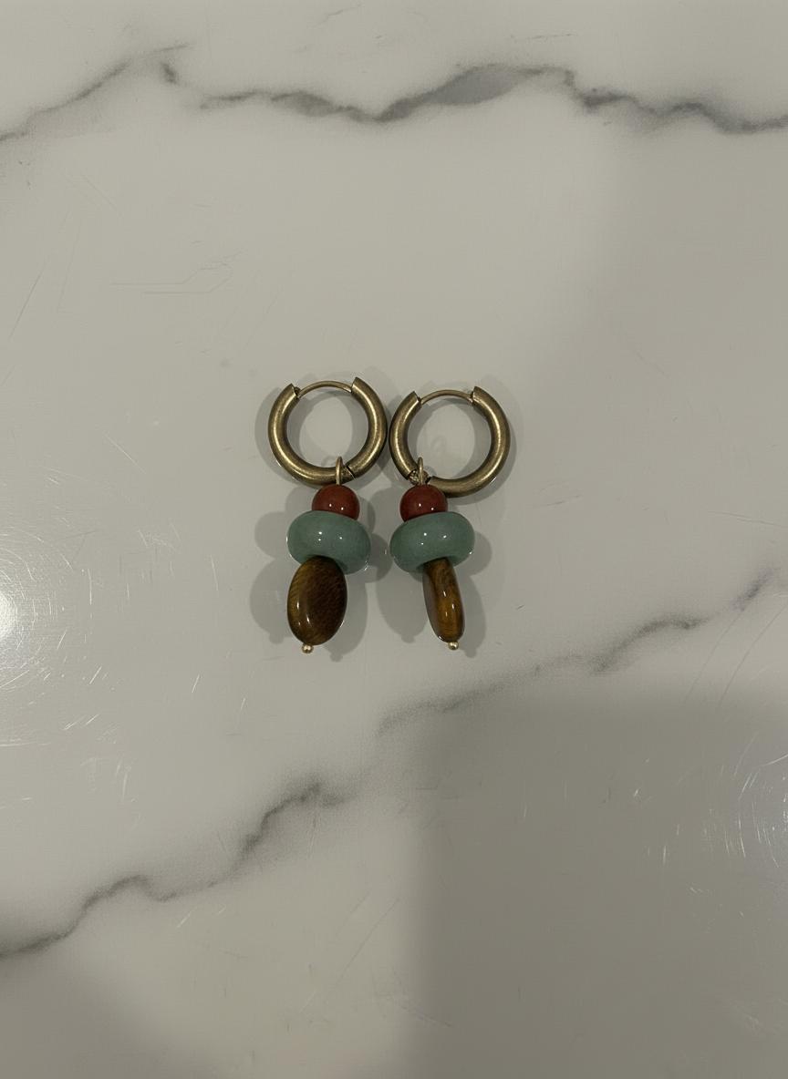 Handmade Stone Earrings