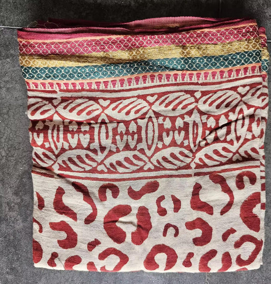 Stunning natural-dyed sarong crafted