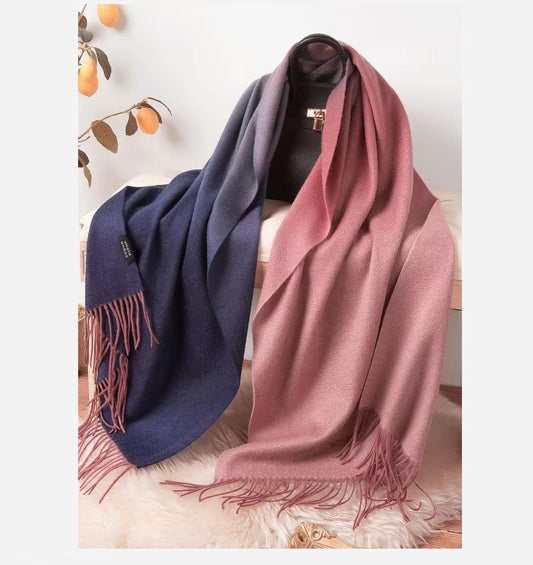 Oversized Mongolian Cashmere Scarf
