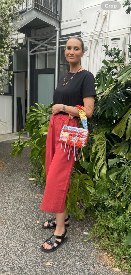 The Poppy New Arrival Bohemian Crochet Tassel Handbag