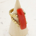 Solar Ember Statement Ring