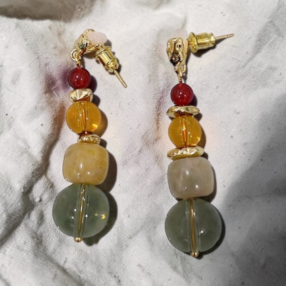 Earthlight Beaded Drops