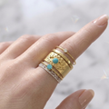 Soleil Turquoise Ring