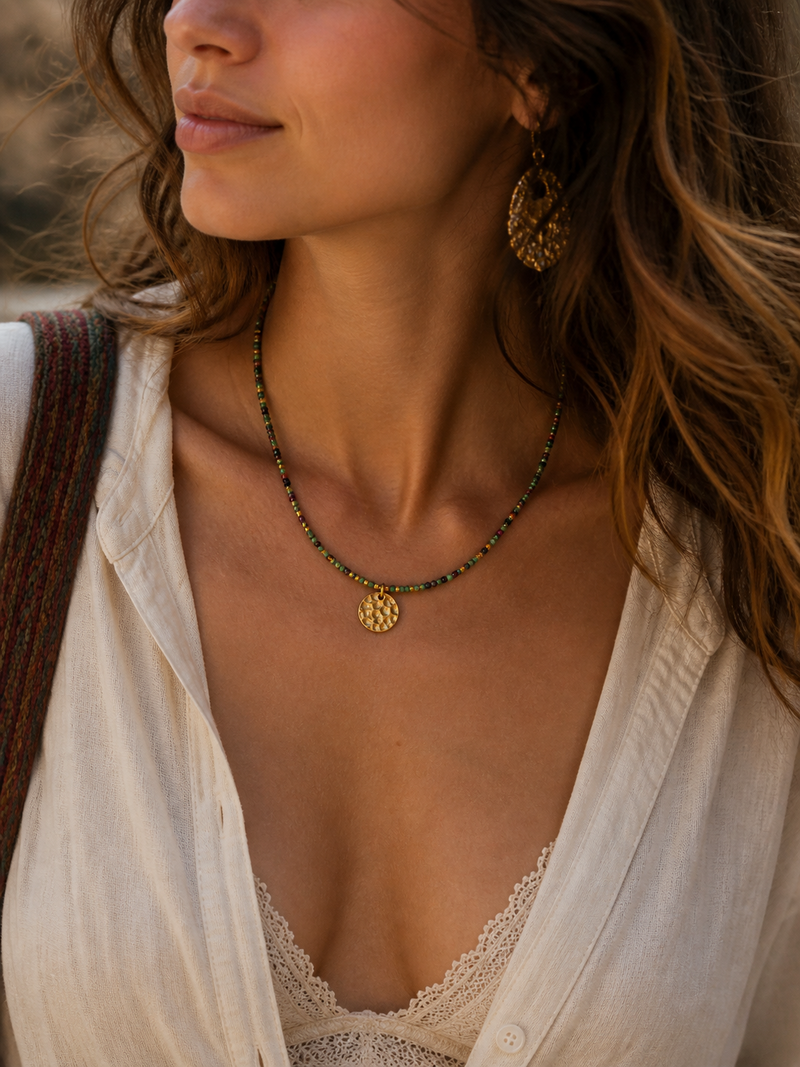 Nomara Verde Talisman Necklace