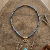 Nomara Azure Eye Necklace