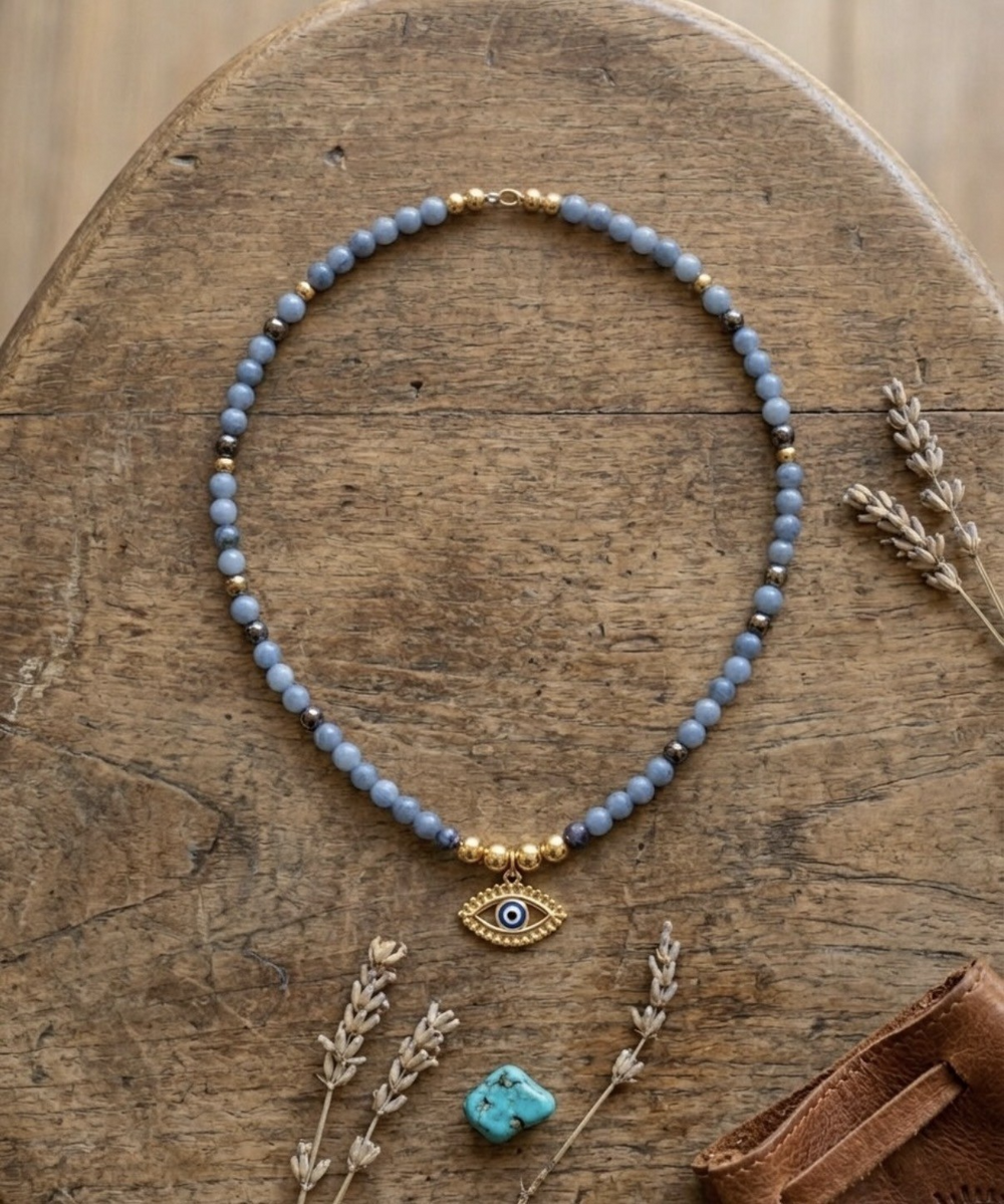 Nomara Azure Eye Necklace