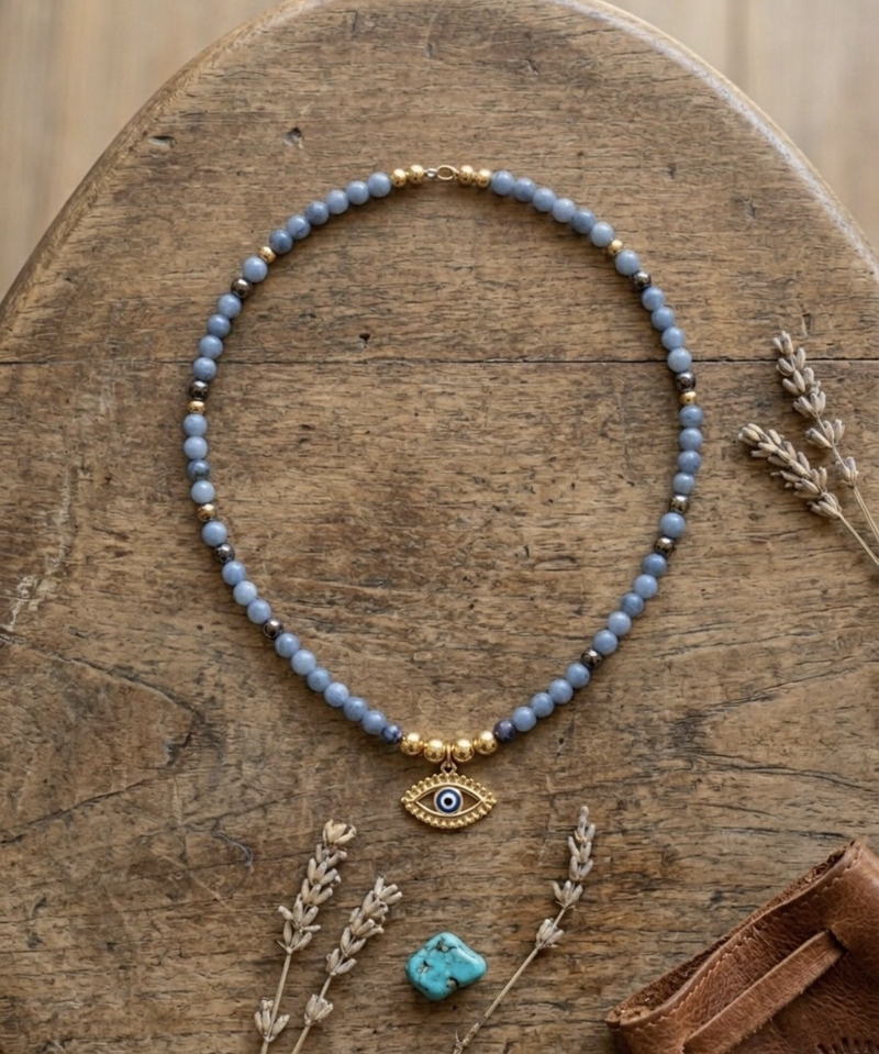Nomara Azure Eye Necklace