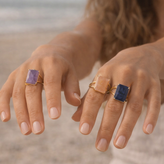 The Solstice Stone Ring Collection