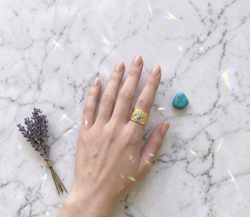 Soleil Turquoise Ring
