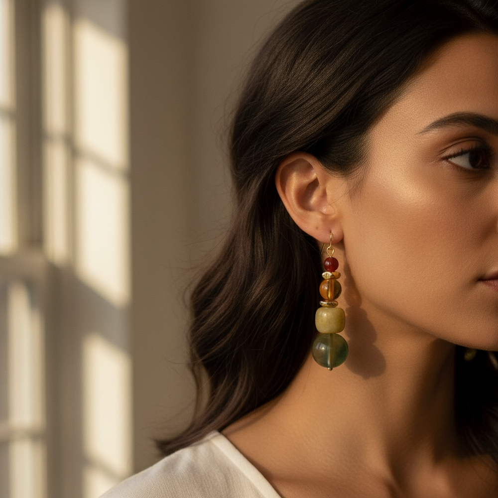 Earthlight Beaded Drops