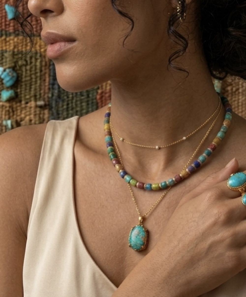 Nomara Nomad Mosaic Necklace