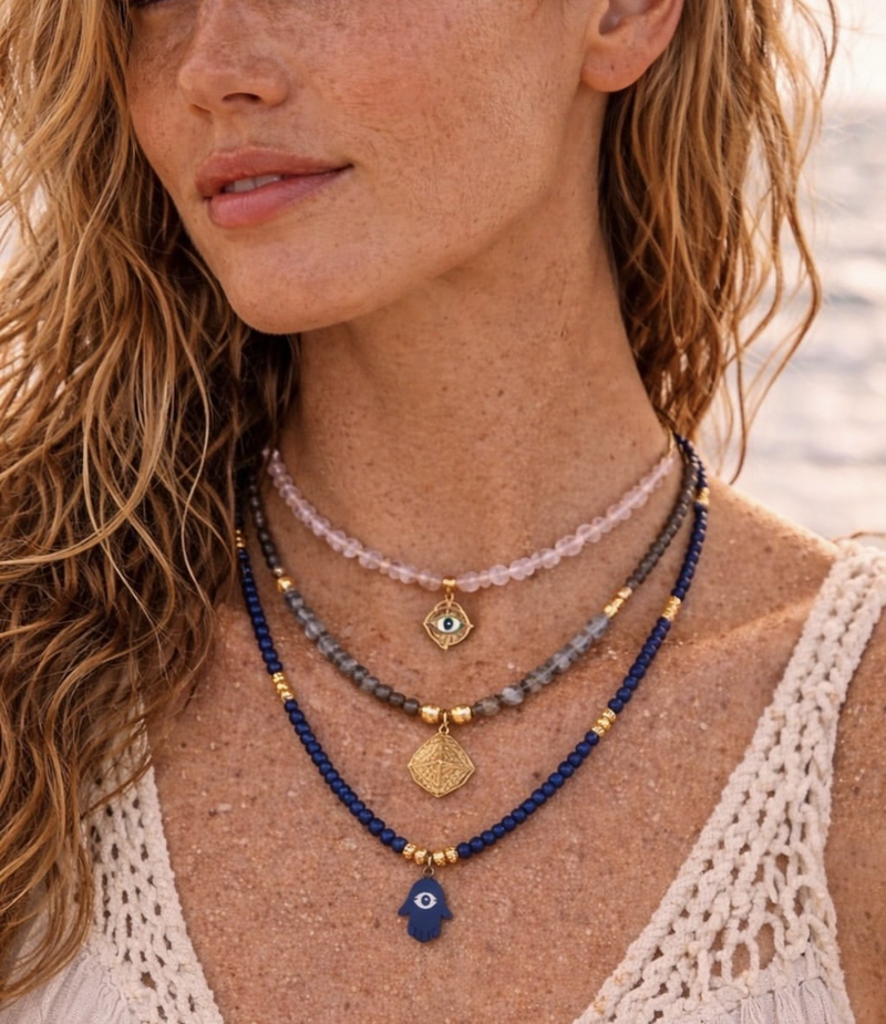 Nomara Lapis Protection Necklace